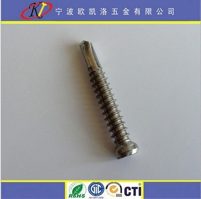 【供應(yīng)不銹鋼梅花盤頭鉆尾自攻螺釘】價(jià)格,廠家,圖片,螺釘/螺絲釘,寧波歐凱洛五金-